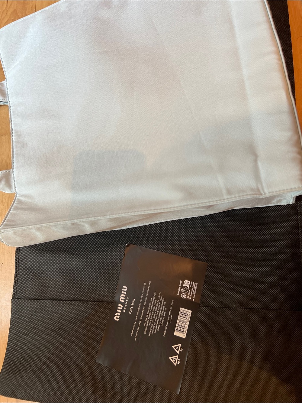 Miu Miu Light Blue Tote - Picture 3 of 4